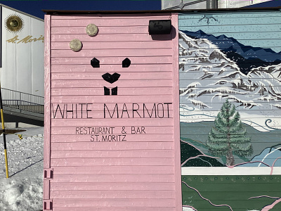 White Marmot Mural 
St. Moritz