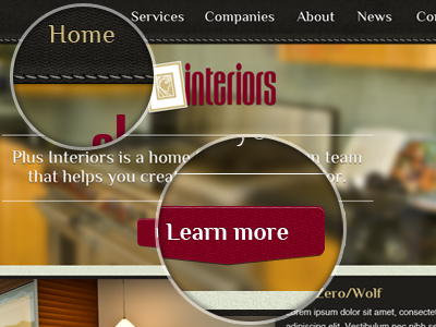 Plus Interiors Home detail homepage