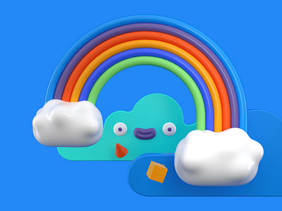 Rainbow clouds exploration