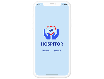 Public hospitals application design logo mobile application ui ux