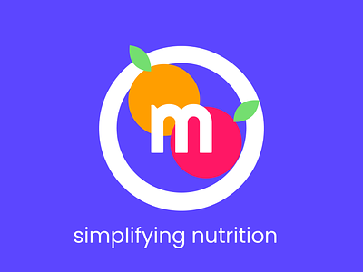 M-nutrition branding graphic design illustration logo