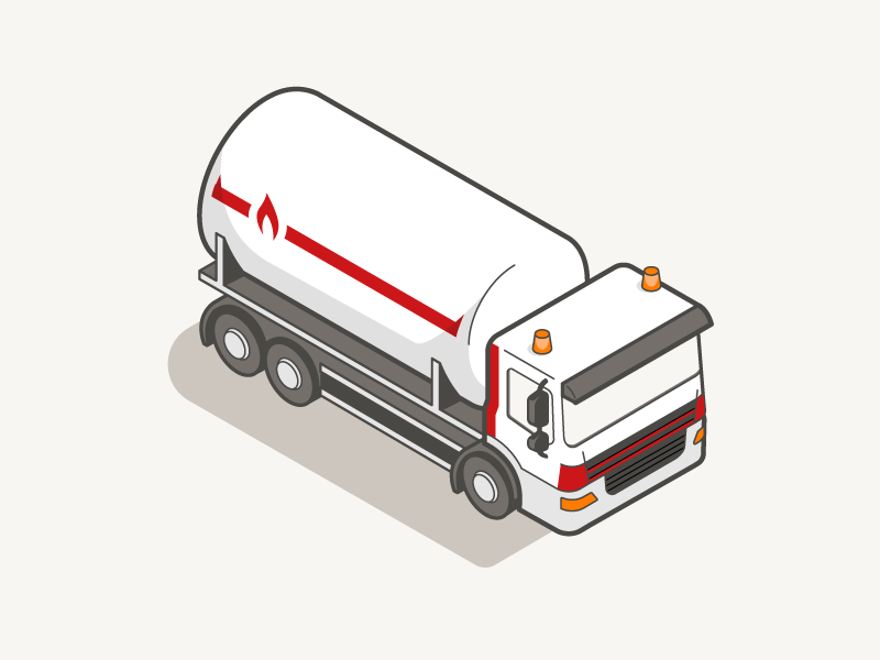 Isometric truck vehicle illustration truck isometric