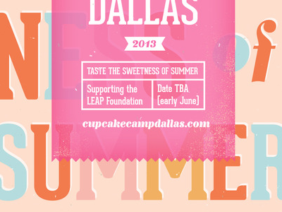 Cupcake Camp poster cupcake camp