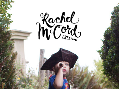 Rachel McCord Creative hand drawn logo