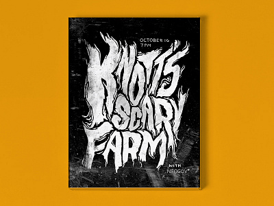 NEOGOV Knotts Scary Farm poster