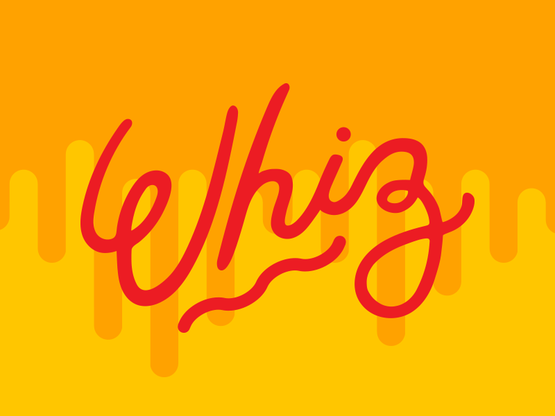 Whiz Branding #2 branding food gif hand drawn type logo logo type restaurant whiz
