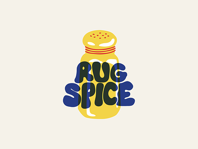 Rug Spice branding illustration logo retro rug rugs salt spice vector