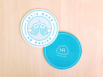 HR Cloud Coaster beer coaster hr cloud