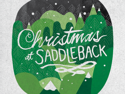 Christmas at Saddleback christmas illustration saddleback