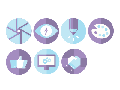 Saddleback Communication Arts icons