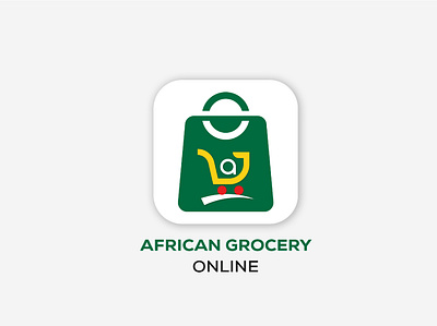 African Grocery Online App Icon app icon branding design graphic design illustration logo mobile app icon ui vector web app icon