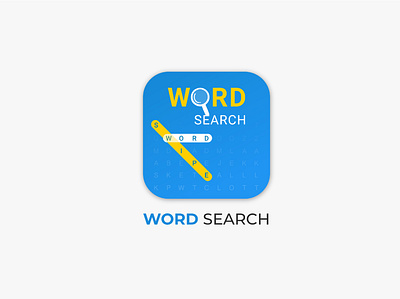 Word Search App Icon app icon branding design graphic design illustration logo mobile app icon ui vector web app icon