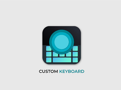 Custome Keyboard App Icon app icon branding design graphic design illustration logo mobile app icon ui vector web app icon