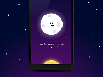 Wakey Alarm Clock - Snooze Alarm alarm clock android app animation cute design gentle snooze tutorial ui vector wakey