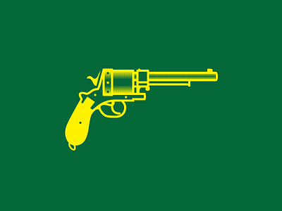 Revolver bulgaria gun illustration revolutionary revolver