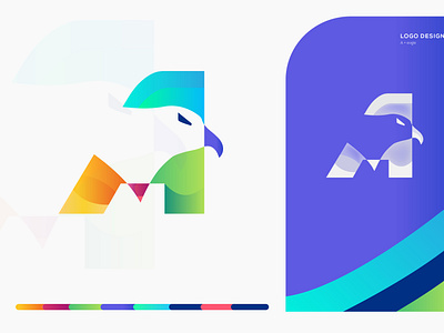 A+ eagle abstract (logo concept)
