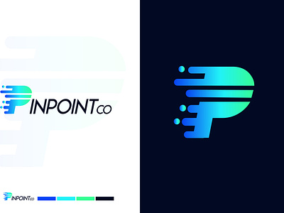 Pinpoiont co (online money transfer logo design)
