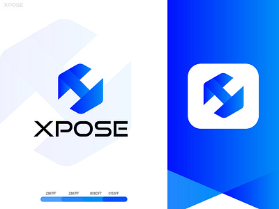 Xpose Blockchain (logo design)