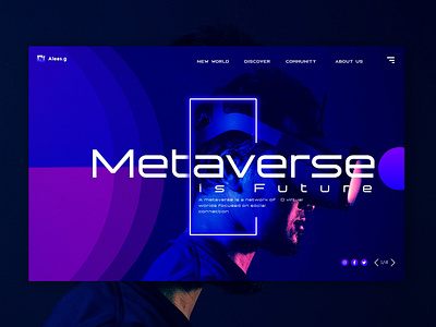 Metaverse Project  (website design)