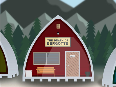 Forest hut adobe illustrator cabin forest hut illustration light lighting shack vector woods