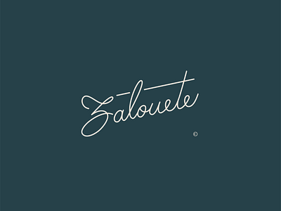 Zalouete. letterin lettering art lettering logo logo logo design logotype skin care skincare