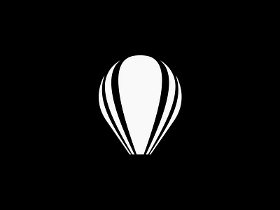 Hot Air Balloon #dailylogochallenge brand branding daily icon identity logo logotype mark monogram studio symbol type