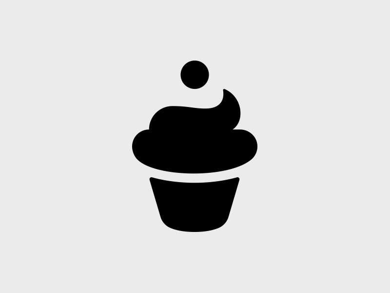 Cupcake logo #dailylogochallenge by Mateusz Delegacz on Dribbble