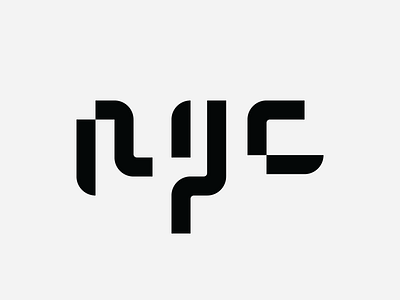 NYC Logo branding identity lettering logo logo design mark nyc symbol type
