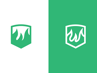 Fireshield Logo alternative icon brand branding fire identity illustration logo mark shield symbol