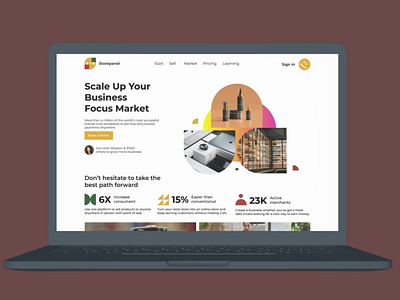 Storepanel Landing page