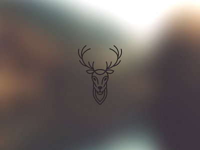 Deer deer icon iconography illustrator lines logo ui vector