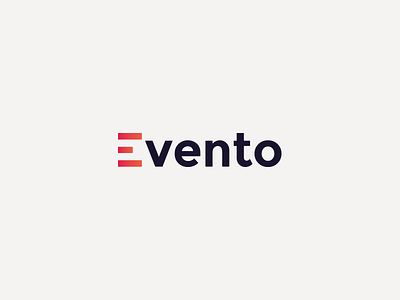 Evento logo branding company e logo event icon letter logo logotype mark minimal simple text