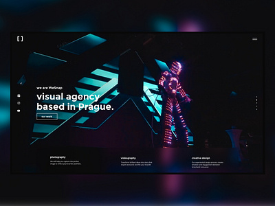 Visual Agency Website agency agency landing page brand design minimal simple studio ui ux ux uxdesign visual web web design website