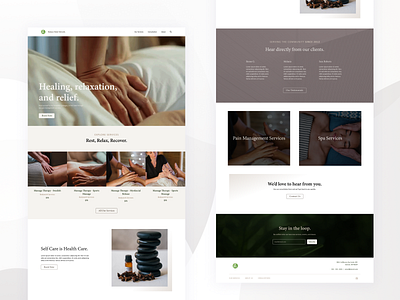 Balance Body Network | Website Redesign healthcare redesign web design website weebly wellness
