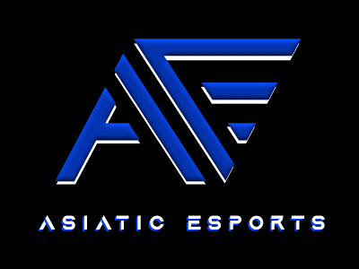 Logo : Asiatic Esports design logo typography