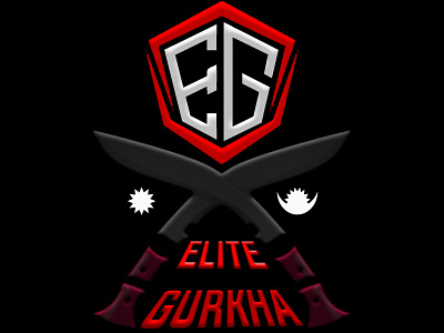 Logo : ELITE GURKHA design logo typography