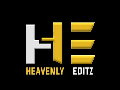 Logo Design For Clint YouTube Channel : HEAVENLY EDITZ #Logo branding logo typography