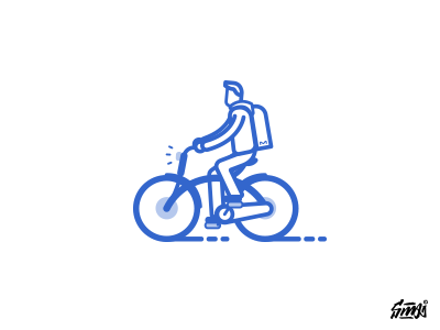 Mioji Bike design icon illustartion