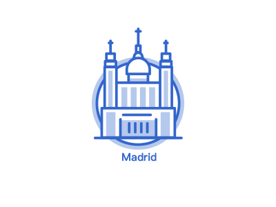 Madrid design icon illustration madrid