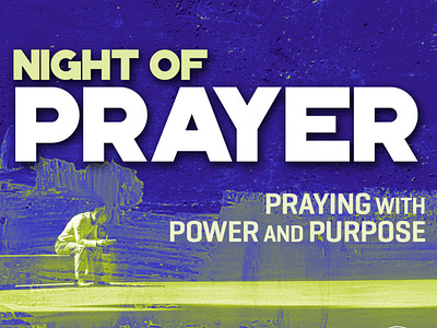 Prayer Night Invite christianity color design illustration photoshop typogaphy