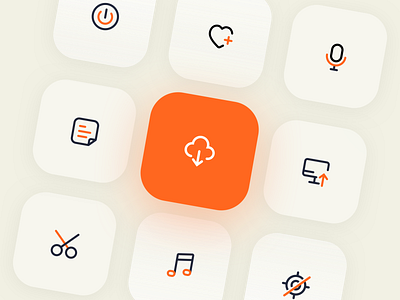 icon app ui 上传 下载 向量 喜欢 图标 应用 设计 话筒 音乐