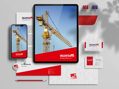 Construction Company Logo Mockup