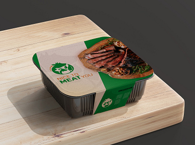 Meat Shop / Meat Store Logo Packaging Mockup brand identity branding design illustration logo logo mockup meat meat shop
