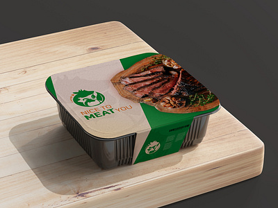 Meat Shop / Meat Store Logo Packaging Mockup