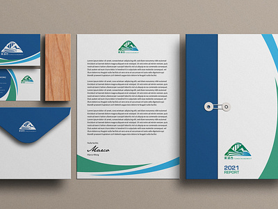 Real Estate Company Logo Design and Mockup