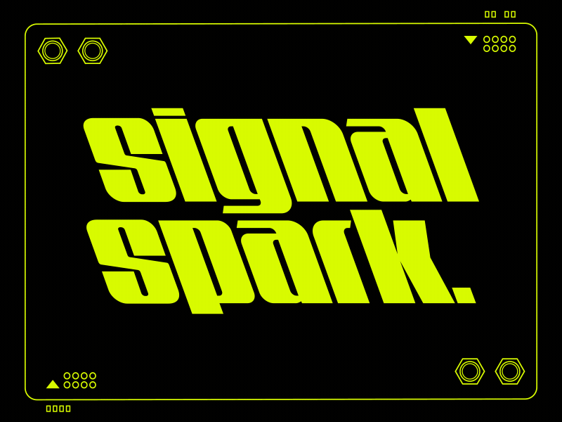 Signalspark Typeface font typeface typography