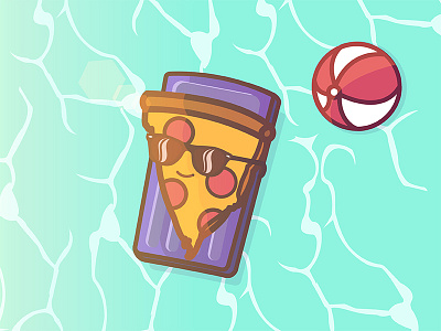 Pizza Day chill pizza pizza day pool