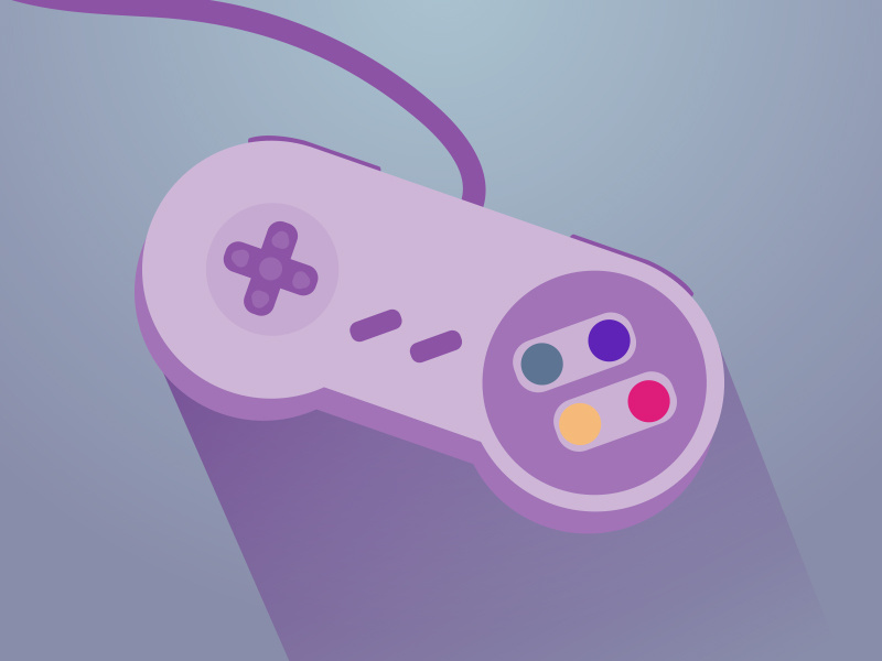 Super Nintendo controller by Angelica Baini on Dribbble