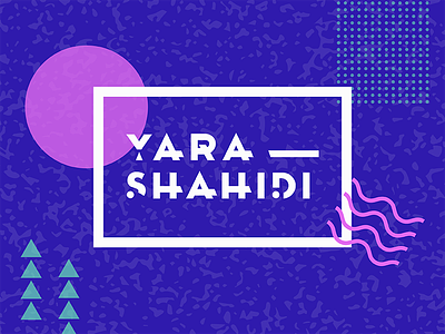 Yara Shahidi type custom typography yara shahidi