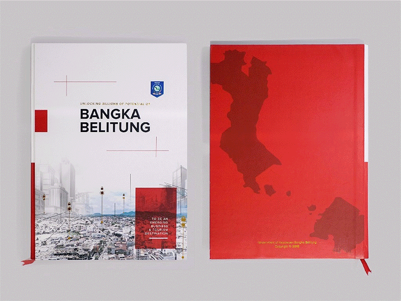 Bangka Belitung Investor Book animation artbook book design illustration investment profile